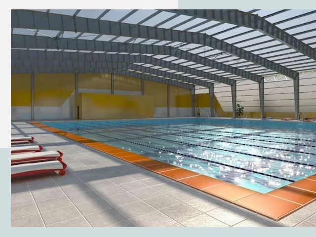 Строительство крытых бассейнов в бору