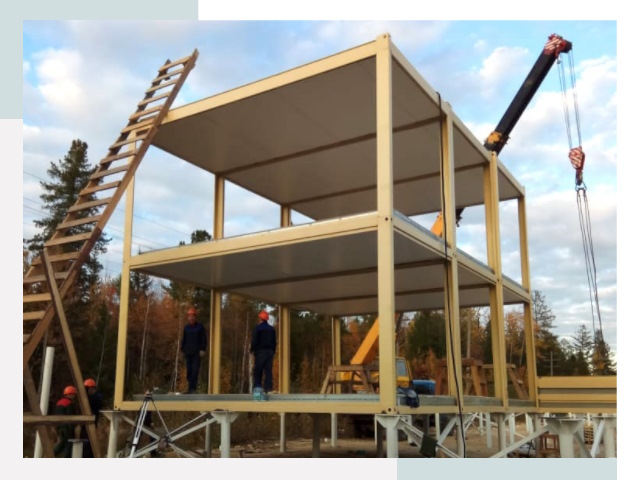 Строительство модульных здания Бор