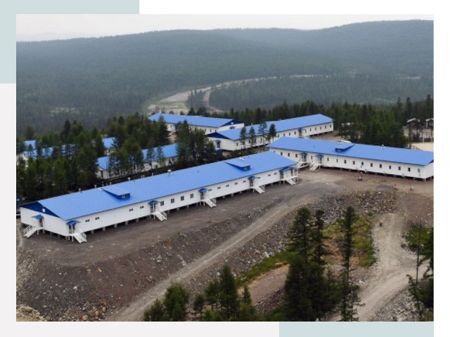 Вахтовые поселки в бору