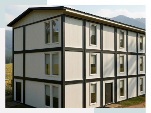 Модульные общежития в бору