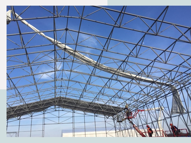 Шатровые ангары от 623 руб. в бору и Нижегородской области