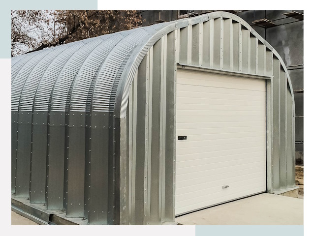 Разборные ангары в бору