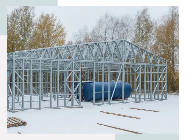 Металлические ангары в бору