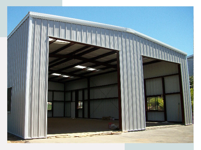 Легковозводимые ангары в бору