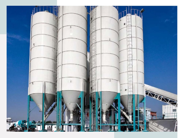 Строительство цементных силосов в бору