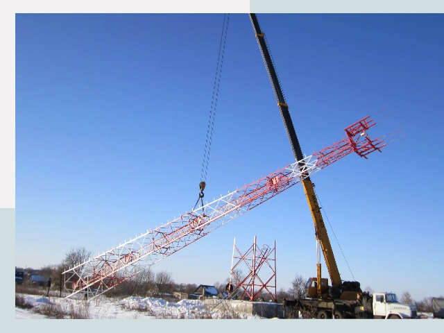 Строительство башен связи в бору от 623 руб.