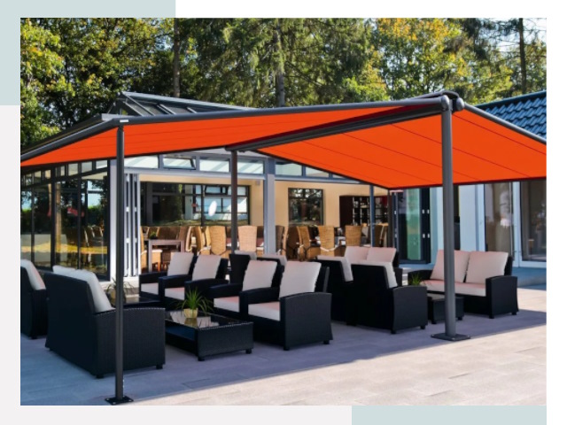 Навесы для кафе и ресторанов в бору