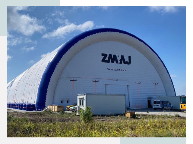 Брендирование ангаров в бору