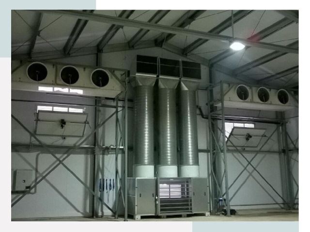 Инженерные системы для ангаров в бору