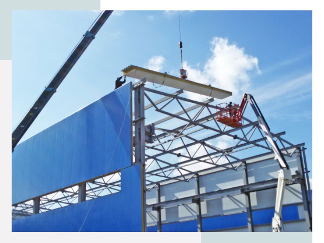 Монтаж сэндвич-панелей в бору